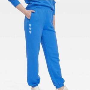 Roller Rabbit x Target Women's Jogger Sweatpants Light Aqua Medium NWT
